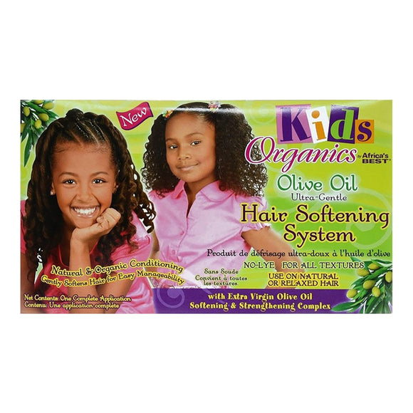 AFRICA'S BEST  Kids Originals Olive Oil Hair Softening Kit