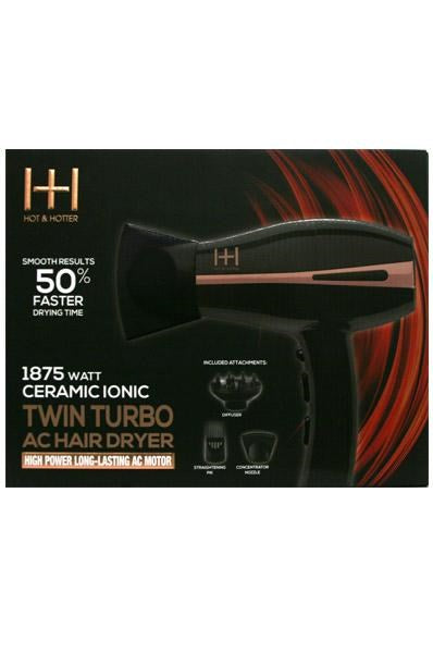 ANNIE Ceramic Ionic Twin Turbo AC Hair Dryer 1875W