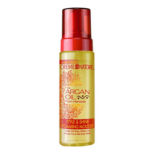 CREME OF NATURE | Argan Oil Style & Shine Foaming Mousse (7oz)