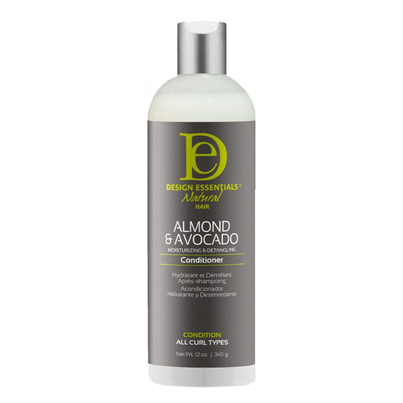 DESIGN ESSENTIALS Almond & Avocado Moisturizing & Detangling Conditioner 12oz