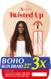 OUTRE Twisted Up Boho Box Braid 22"