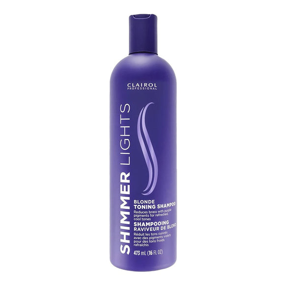 CLAIROL PROFESSIONALS Shimmer Lights Shampoo Blonde & Silver ( 16oz)