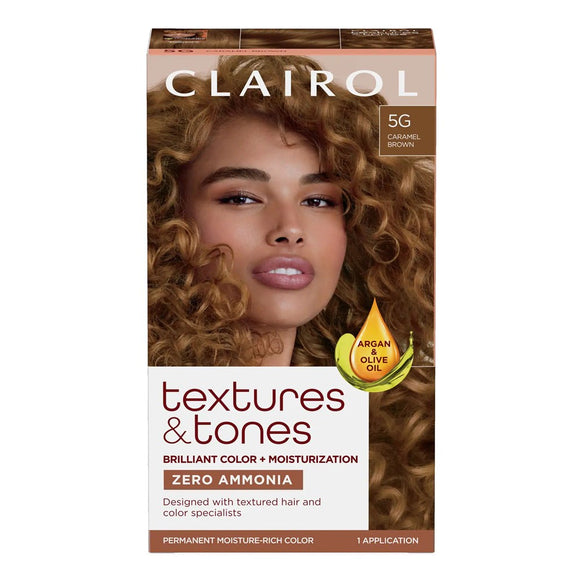 TEXTURES & TONES | Hair Color 5G, Caramel Brown